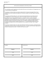 Form SFN52659 Cdbg Final Application - North Dakota, Page 3