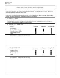 Form SFN52659 Cdbg Final Application - North Dakota, Page 7