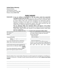 Attachment 1 Public Inquiry Form - Arkansas, Page 2