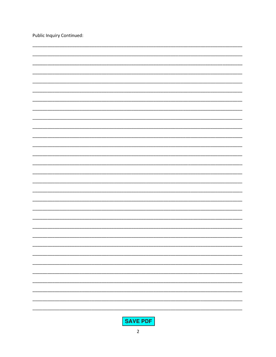 Attachment 1 Public Inquiry Form - Arkansas, Page 3