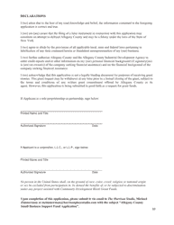 Small Business Support Grant Application - Allegany County, New York, Page 10