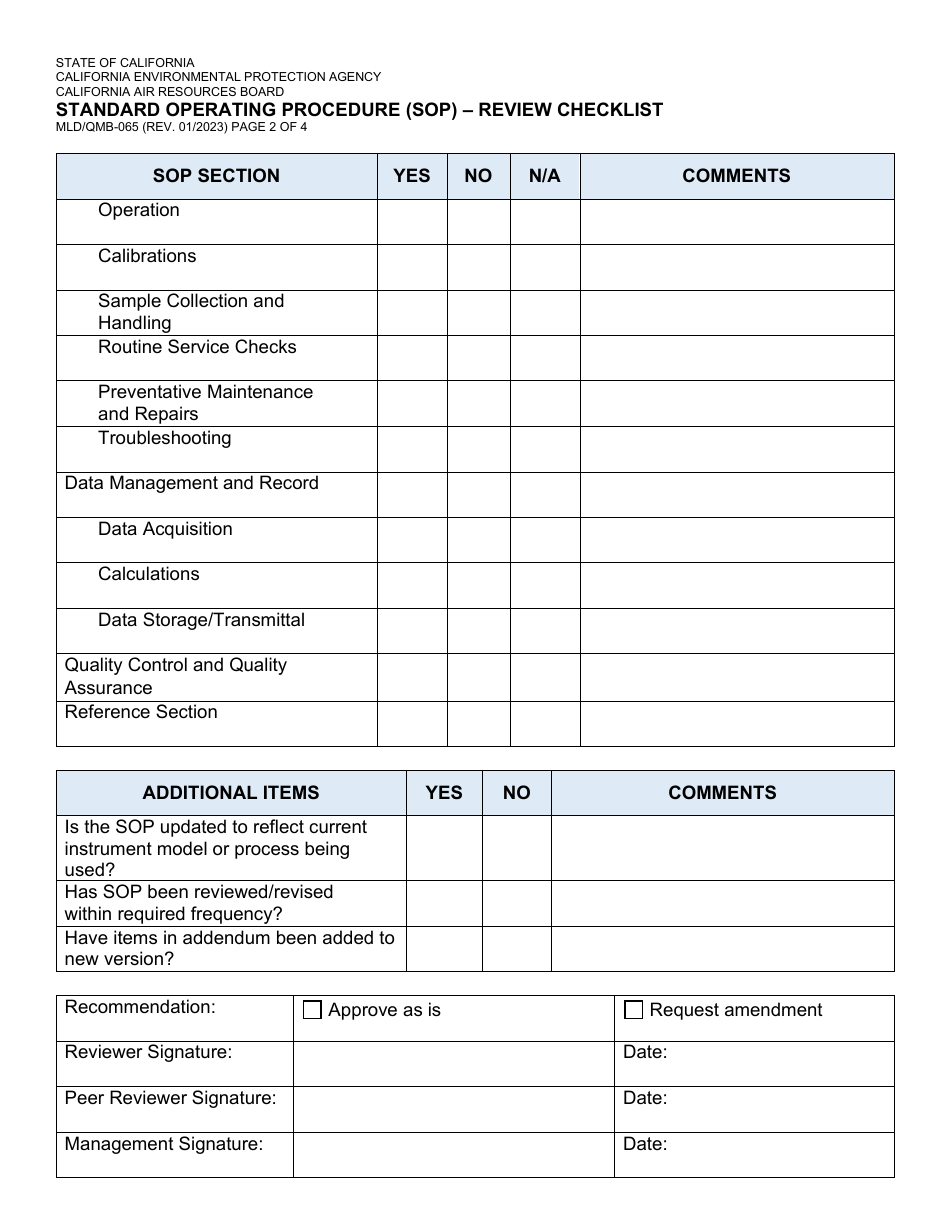 Form MLD/QMB-065 - Fill Out, Sign Online and Download Fillable PDF ...