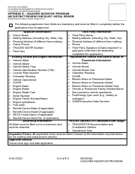 Form MSCD/ITAB-226 Appendix E Voucher Incentive Program Air District Review Checklist: Initial Review - California, Page 4