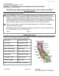 Form MSCD/ITAB-225 Appendix A Voucher Incentive Program Application Package - California, Page 8