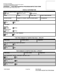 Form MSCD/ITAB-230 Appendix I Voucher Incentive Program Inspection Form - California, Page 2