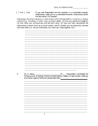 Form SC-28 Petition for Dating Violence Temporary Protective Order - Georgia (United States), Page 2