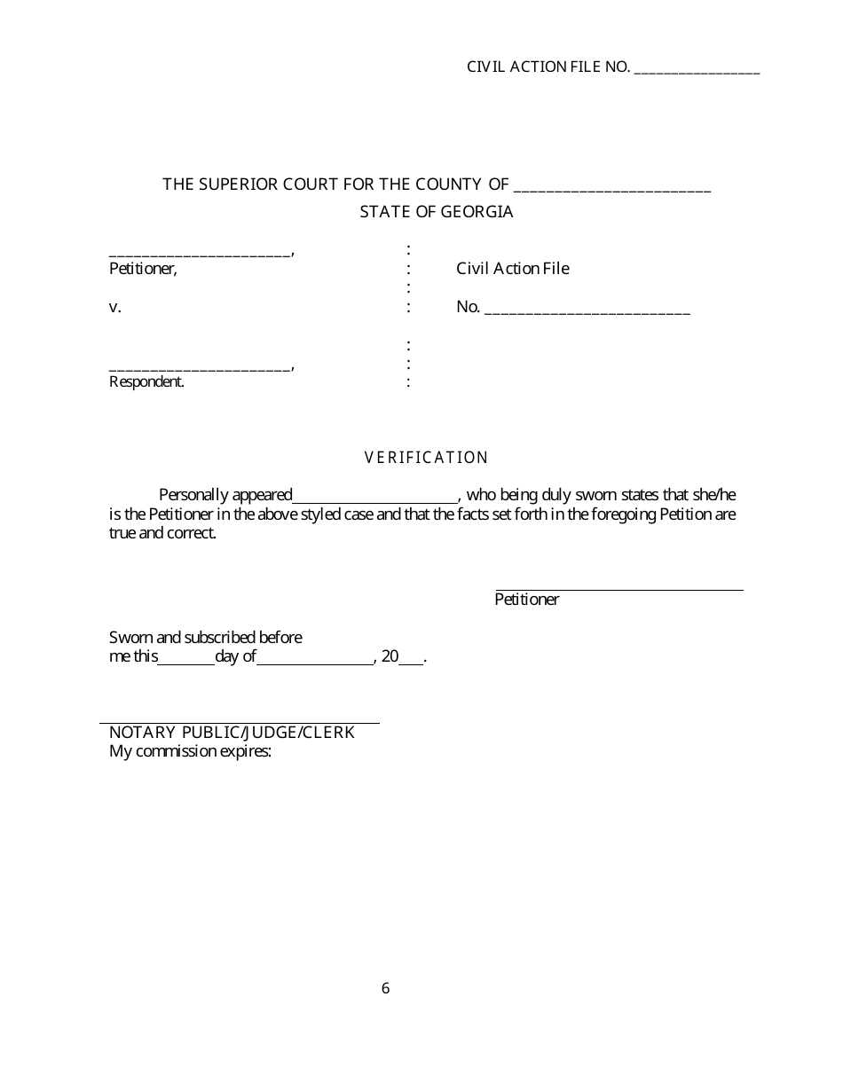 Form SC-28 - Fill Out, Sign Online and Download Printable PDF, Georgia ...