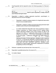 Form SC-30 Dating Violence Twelve Month Protective Order - Georgia (United States), Page 4