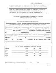 Form SC-30 Dating Violence Twelve Month Protective Order - Georgia (United States), Page 8