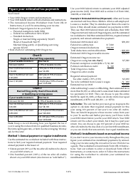 Instructions for Form OR-ESTIMATE, 150-101-026 Oregon Estimated Income Tax Instructions - Oregon, Page 3