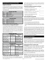 Instructions for Form OR-ESTIMATE, 150-101-026 Oregon Estimated Income Tax Instructions - Oregon, Page 5