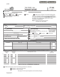 Form PT-300 Property Return - South Dakota