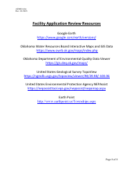 Form AEMS141A Poultry Feeding Operation Transfer Application - Oklahoma, Page 8