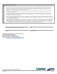Forme V-3285 Demande D&#039;aide Financiere - Programme D&#039;aide Financiere Aux Activites De Sensibilisation a La Mobilite Durable Mobilisactions - Quebec, Canada (French), Page 8