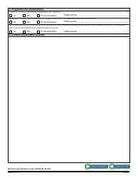 Forme V-3007 Demande D&#039;aide Financiere - Quebec, Canada (French), Page 3