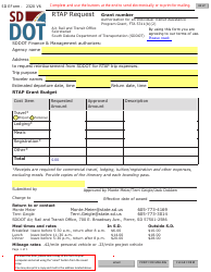 Document preview: SD Form 2320 Rtap Request - South Dakota