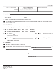Document preview: Form CCFD04A Order Determining Maternity/Paternity of Surrendered Newborn Child - Michigan