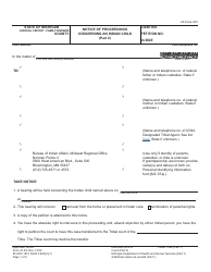 Form JC48 Notice of Proceedings Concerning an Indian Child - Michigan, Page 3