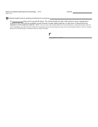 Form JC108 Order on Competency (Delinquency Proceedings) - Michigan, Page 2