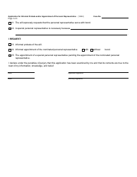 Form PC558 Application for Informal Probate and/or Appointment of Personal Representative (Testate/Intestate) - Michigan, Page 3