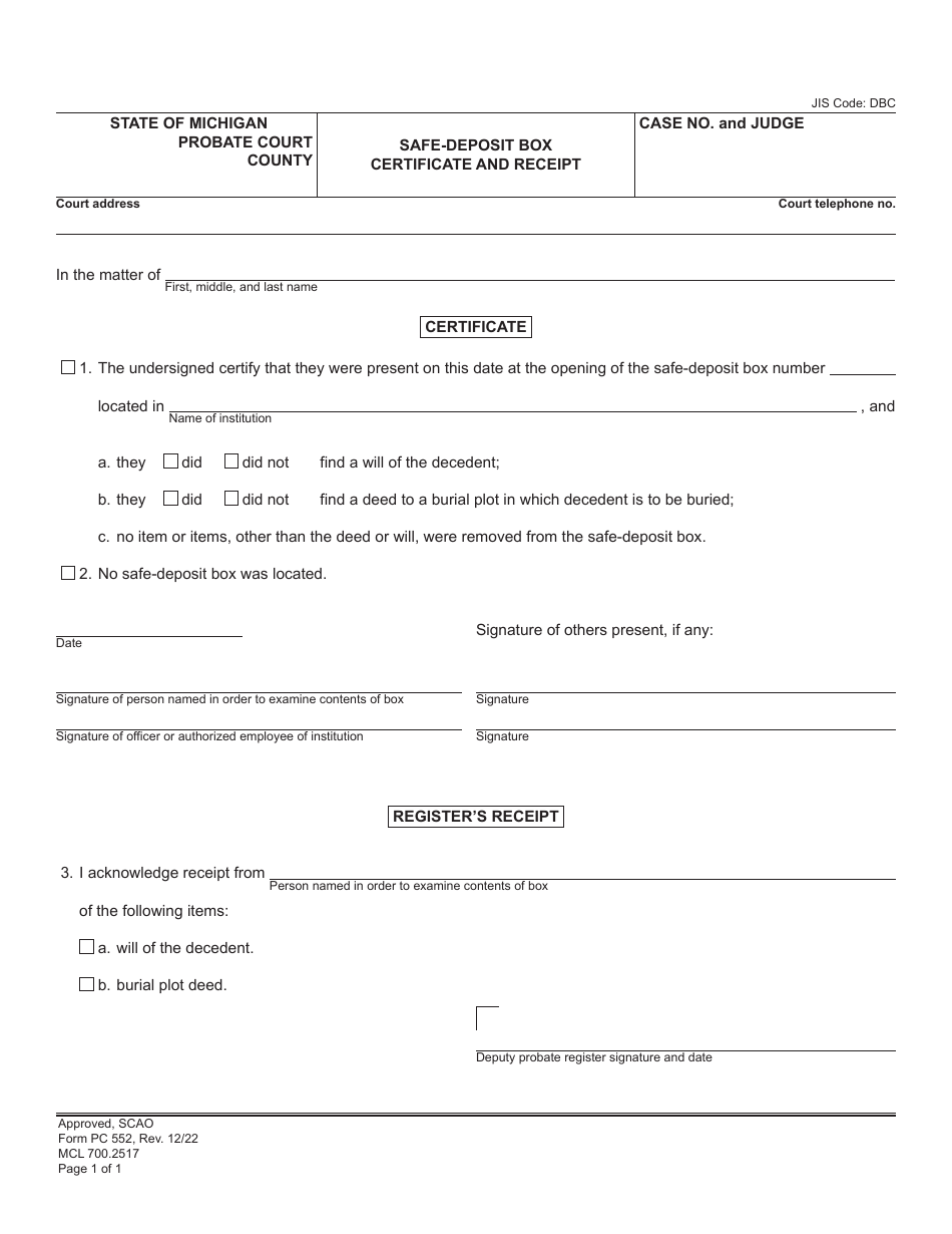 form-pc552-download-fillable-pdf-or-fill-online-safe-deposit-box