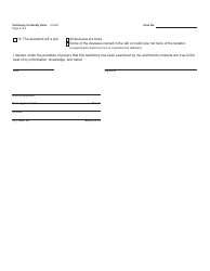 Form PC565 Testimony to Identify Heirs - Michigan, Page 3