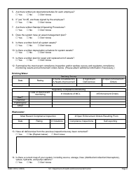 DHEC Form 0574 Utility Sustainability Assessment - South Carolina, Page 2
