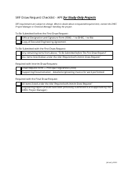 Srf Draw Request Checklist - Apf for Construction Projects - South Carolina, Page 8