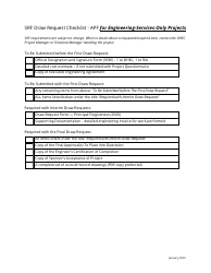 Srf Draw Request Checklist - Apf for Construction Projects - South Carolina, Page 9