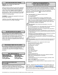 Form DCH-0569-SB Application for a Certified Copy- Michigan Certificate of Stillbirth - Michigan, Page 2