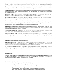 Instructions for Financial Disclosure Statement for Public Employees - New Jersey, Page 3