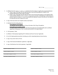 Attorney Worksheet for Lump Sum or Structured-type Settlements - Rhode Island, Page 2