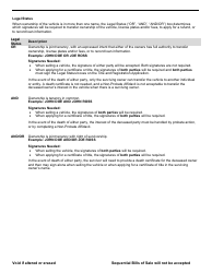 Form 38-1306 Title Transfer Bill of Sale - Arizona, Page 2