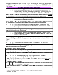 Worksheet for Applying New York State&#039;s Anti-discrimination Policies When Assessing Justice-Involved Applicants for State-Funded Housing - New York, Page 2
