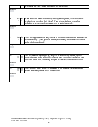 Worksheet for Applying New York State&#039;s Anti-discrimination Policies When Assessing Justice-Involved Applicants for State-Funded Housing - New York, Page 4