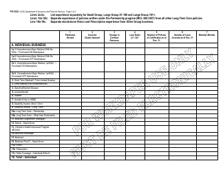 Form FIS0322 Michigan Health Insurance Enrollment, Premiums &amp; Losses - Michigan, Page 2