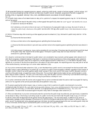 Foia Appeal Form - to Appeal a Denial of Records - City of Albion, Michigan, Page 2