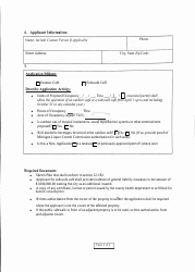 Outdoor Cafe/Sidewalk Cafe Permit Application - City of Albion, Michigan, Page 2