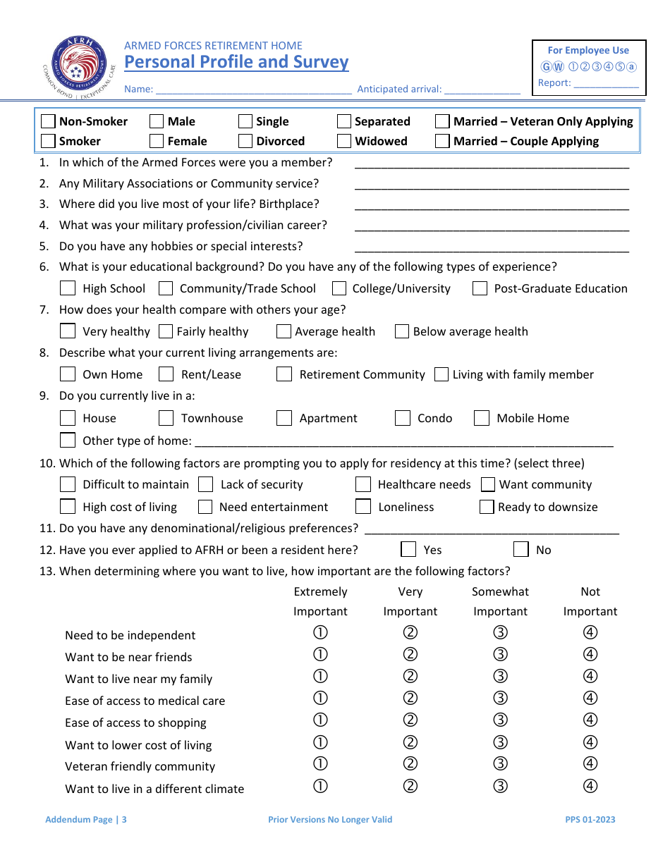 Form APP Application for Admission, Page 11