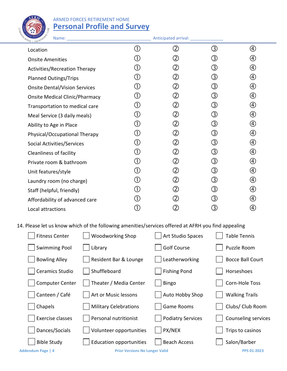 Form APP Application for Admission, Page 12