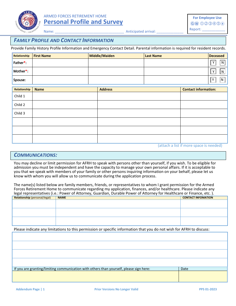 Form APP Application for Admission, Page 9