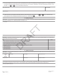 ATF Form 3252.12 Adverse Information Suitability Request - Draft, Page 3