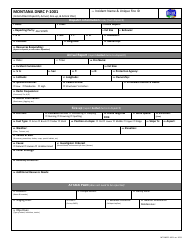 Document preview: Form DNRC F-1001 Initial Attack Dispatch, Arrival, Size-Up, & Attack Plan - Montana