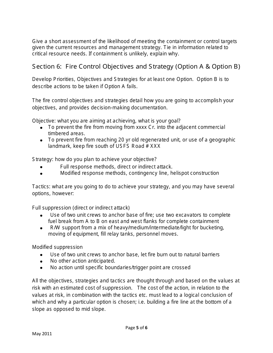 Instructions for Dnrc Incident Situation Assessment - Montana, Page 5