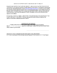 Form MOW3022-1 Chapter 11 Final Report and Application for Final Decree - Missouri, Page 2