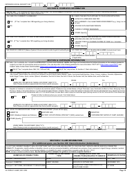 VA Form 21-526EZ Veterans Disability Compensation and Related Compensation Benefits, Page 10