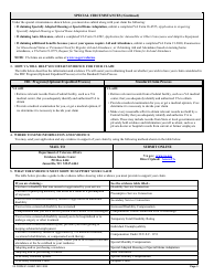 VA Form 21-526EZ Veterans Disability Compensation and Related Compensation Benefits, Page 3