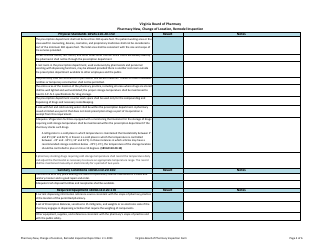 Pharmacy New, COL, Remodel Inspection - Virginia, Page 4