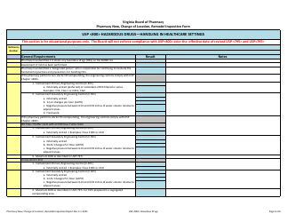 Pharmacy New, COL, Remodel Inspection - Virginia, Page 6