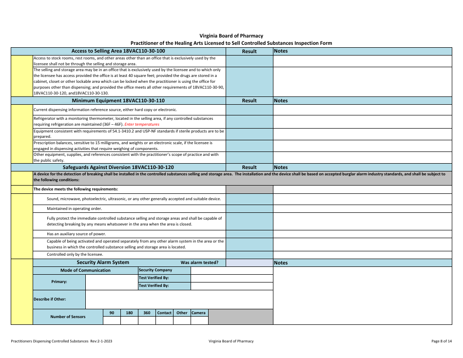 Practitioner of the Healing Arts Selling Controlled Substances - Virginia, Page 8